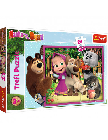 Puzzle Trefl Maxi Masha and the Bear, Masha si Ursul 24