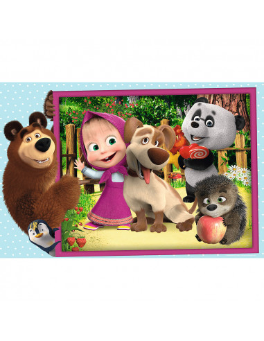 Puzzle Trefl Maxi Masha and the Bear, Masha si Ursul 24