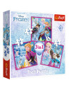 Set puzzle 3 in 1 Trefl Disney Frozen 2, Magia iernii, 1x20
