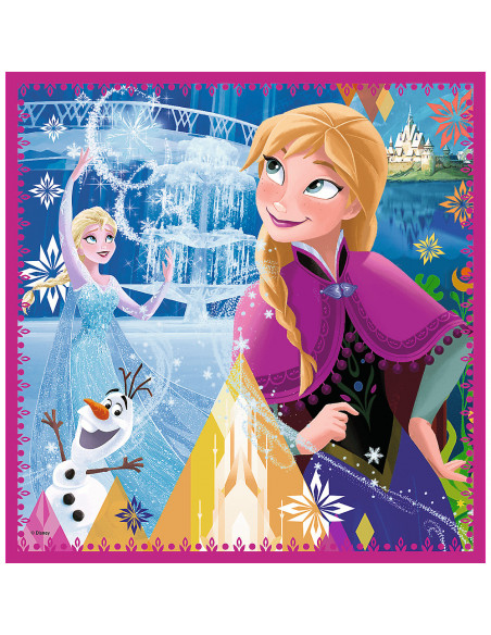 Set puzzle 3 in 1 Trefl Disney Frozen 2, Magia iernii, 1x20