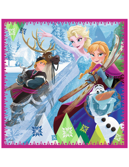 Set puzzle 3 in 1 Trefl Disney Frozen 2, Magia iernii, 1x20