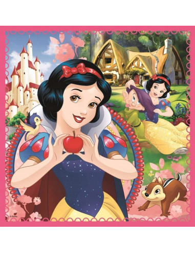 Set puzzle 3 in 1 Trefl Disney Princess, Lumea fermecata a