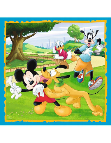 Set puzzle 3 in 1 Trefl Disney Mickey Mouse, Mickey si