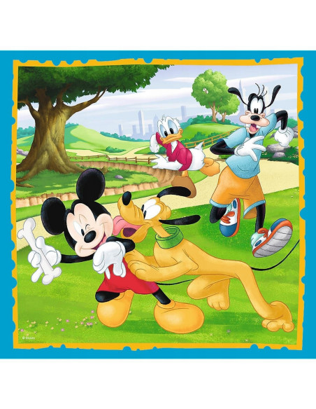 Set puzzle 3 in 1 Trefl Disney Mickey Mouse, Mickey si