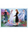Set puzzle 4 in 1 Trefl Disney Frozen 2, In padurea magica