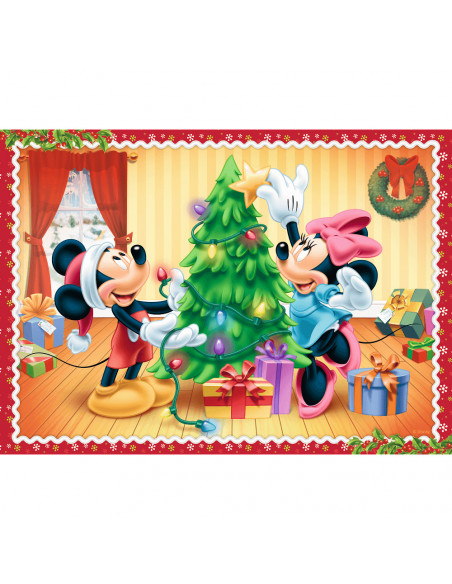 Set puzzle 4 in 1 Trefl Disney, Sarbatoarea Craciunului, 1x35