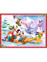 Set puzzle 4 in 1 Trefl Disney, Sarbatoarea Craciunului, 1x35
