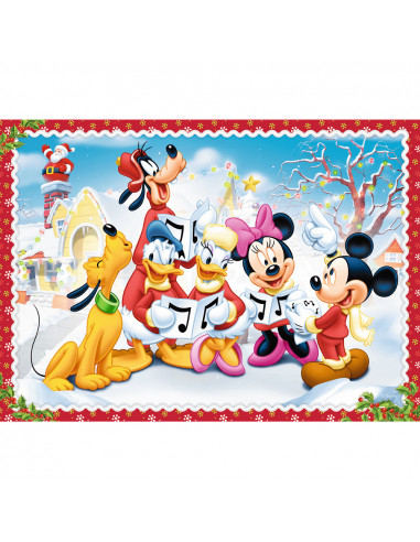 Set puzzle 4 in 1 Trefl Disney, Sarbatoarea Craciunului, 1x35