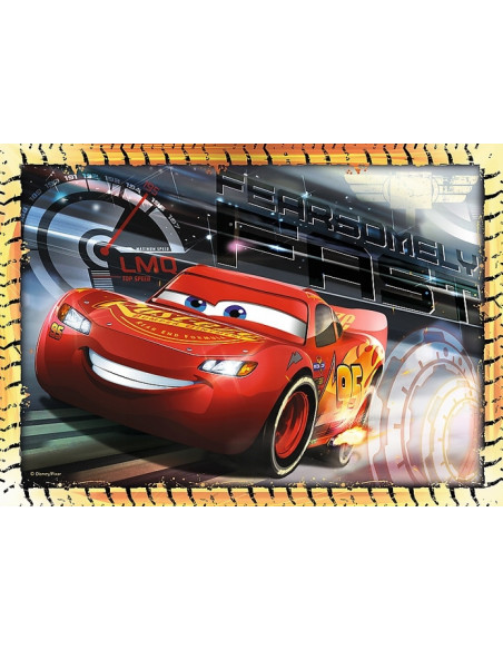 Set puzzle 4 in 1 Trefl Disney Cars, Gata de cursa 1x35 piese