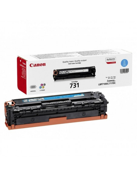 Cartus Toner Original Canon CRG-731 Cyan, 1500 pagini Cartus Toner Original Canon CRG-731 Cyan, 1500 pagini