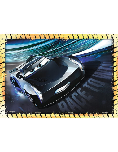 Set puzzle 4 in 1 Trefl Disney Cars, Gata de cursa 1x35 piese