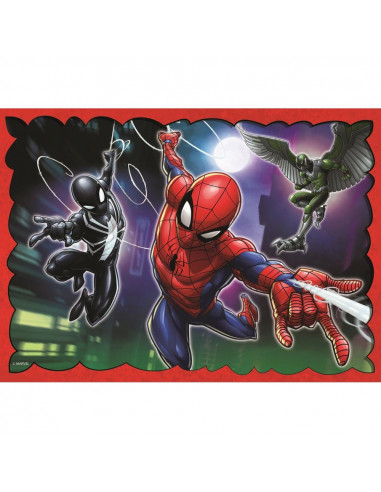 Set puzzle 4 in 1 Trefl Marvel Spider Man, Forta paianjenului