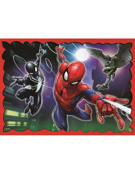 Set puzzle 4 in 1 Trefl Marvel Spider Man, Forta paianjenului