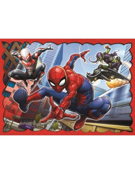Set puzzle 4 in 1 Trefl Marvel Spider Man, Forta paianjenului