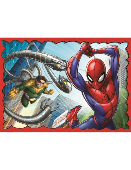 Set puzzle 4 in 1 Trefl Marvel Spider Man, Forta paianjenului
