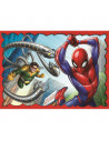 Set puzzle 4 in 1 Trefl Marvel Spider Man, Forta paianjenului