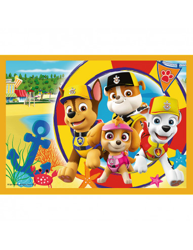 Set puzzle 4 in 1 Trefl Paw Patrol, Mereu punctual, 1x35 piese
