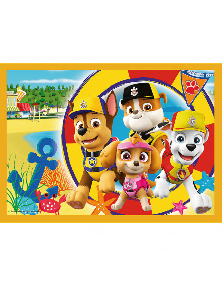 Set puzzle 4 in 1 Trefl Paw Patrol, Mereu punctual, 1x35 piese