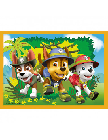 Set puzzle 4 in 1 Trefl Paw Patrol, Mereu punctual, 1x35 piese