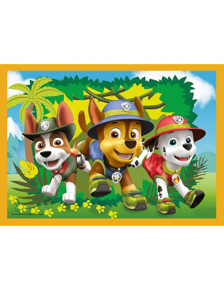 Set puzzle 4 in 1 Trefl Paw Patrol, Mereu punctual, 1x35 piese