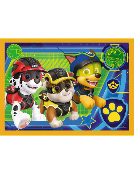 Set puzzle 4 in 1 Trefl Paw Patrol, Mereu punctual, 1x35 piese