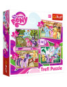 Set puzzle 4 in 1 Trefl My Little Pony, Poneii in vacanta, 1x35