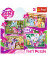 Set puzzle 4 in 1 Trefl My Little Pony, Poneii in vacanta, 1x35