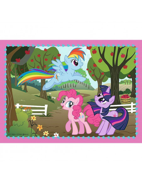 Set puzzle 4 in 1 Trefl My Little Pony, Poneii in vacanta, 1x35