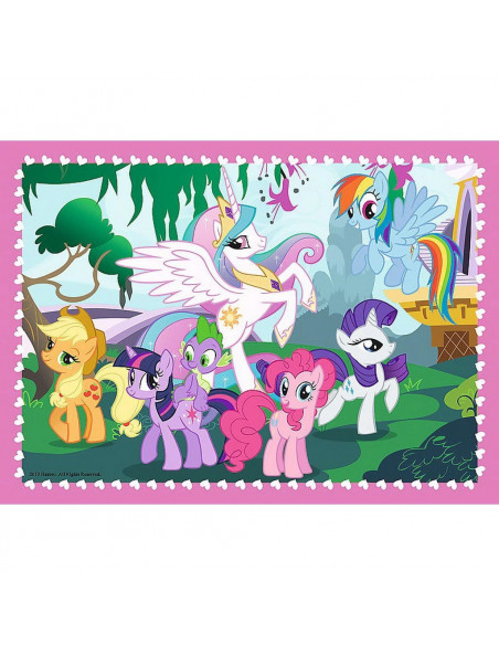 Set puzzle 4 in 1 Trefl My Little Pony, Poneii in vacanta, 1x35