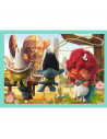 Set puzzle 4 in 1 Trefl DreamWorks Trolls, Turneul trolilor