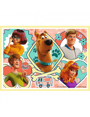 Set puzzle 4 in 1 Trefl Scooby Doo si prietenii, 1x35 piese
