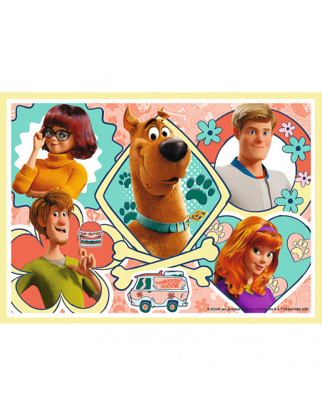 Set puzzle 4 in 1 Trefl Scooby Doo si prietenii, 1x35 piese