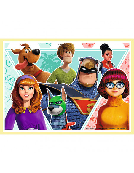 Set puzzle 4 in 1 Trefl Scooby Doo si prietenii, 1x35 piese