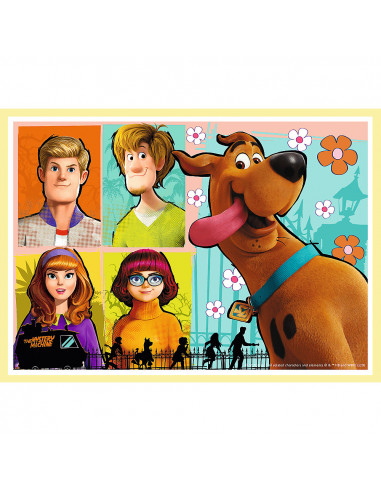 Set puzzle 4 in 1 Trefl Scooby Doo si prietenii, 1x35 piese