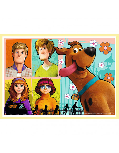 Set puzzle 4 in 1 Trefl Scooby Doo si prietenii, 1x35 piese
