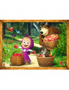 Set puzzle 4 in 1 Trefl Masha and the Bear, Aventurile lui