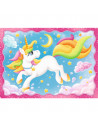Set puzzle 4 in 1 Trefl Lumea magica a unicornilor, 1x35 piese