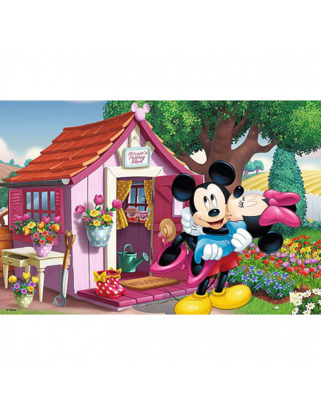 Puzzle Trefl Disney Mickey Mouse, Mickey si Minnie in gradina