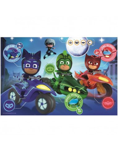 Puzzle Trefl Eroi in Pijama, Cursa nocturna 60 piese,TR-17324