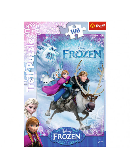 Puzzle Trefl Disney Frozen, Salvarea Annei 100 piese,TR-16273