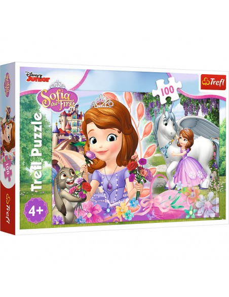 Puzzle Trefl Disney Sofia, Imparatia aventurilor 100