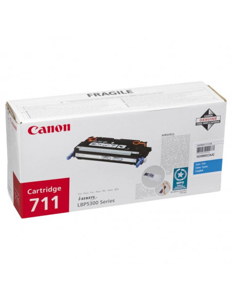 Cartus Toner Original Canon CRG-711 Cyan, 6000 pagini Cartus Toner Original Canon CRG-711 Cyan, 6000 pagini