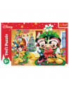 Puzzle Trefl Disney Mickey Mouse, Magia Craciunului 100