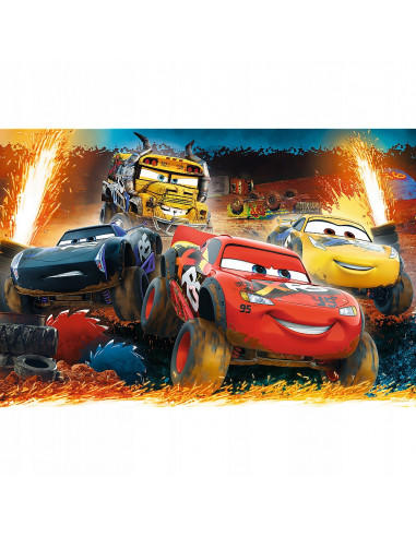 Puzzle Trefl Disney Cars, Cursa extrema 100 piese,TR-16358