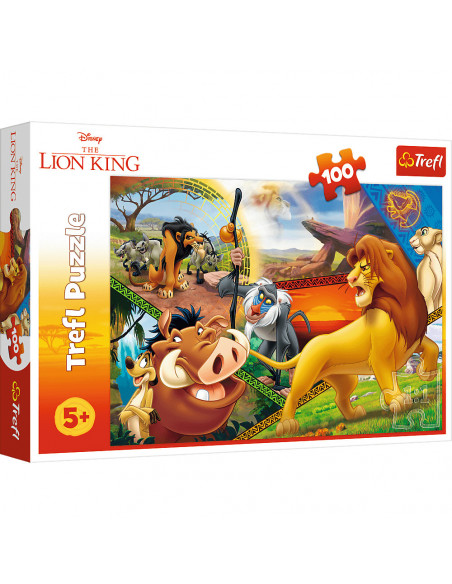 Puzzle Trefl Disney The Lion King, Aventurile lui Simba 100