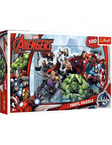 Puzzle Trefl Marvel Avengers, Sa atacam 100 piese,TR-16272