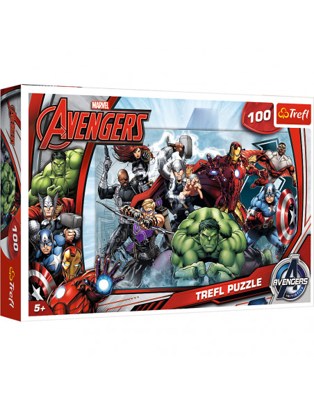 Puzzle Trefl Marvel Avengers, Sa atacam 100 piese,TR-16272