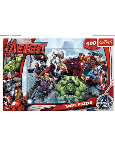 Puzzle Trefl Marvel Avengers, Sa atacam 100 piese,TR-16272