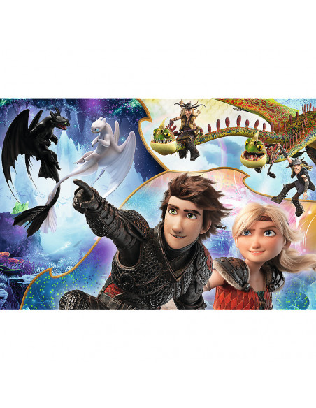 Puzzle Trefl DreamWorks Dragons, Pe taramul dragonilor 100