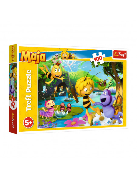 Puzzle Trefl Albinuta Maja si prietenii 100 piese,TR-16361